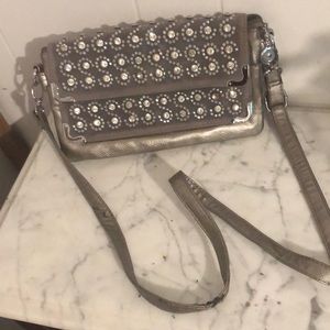 Grey with rhinestones